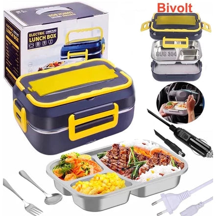 Marmita Termica Elétrica Portátil Casa/ Carro