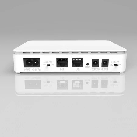 Mini Nobreak Ups 35w Usb Type-c Poe Roteador Wifi 5v Á 24v