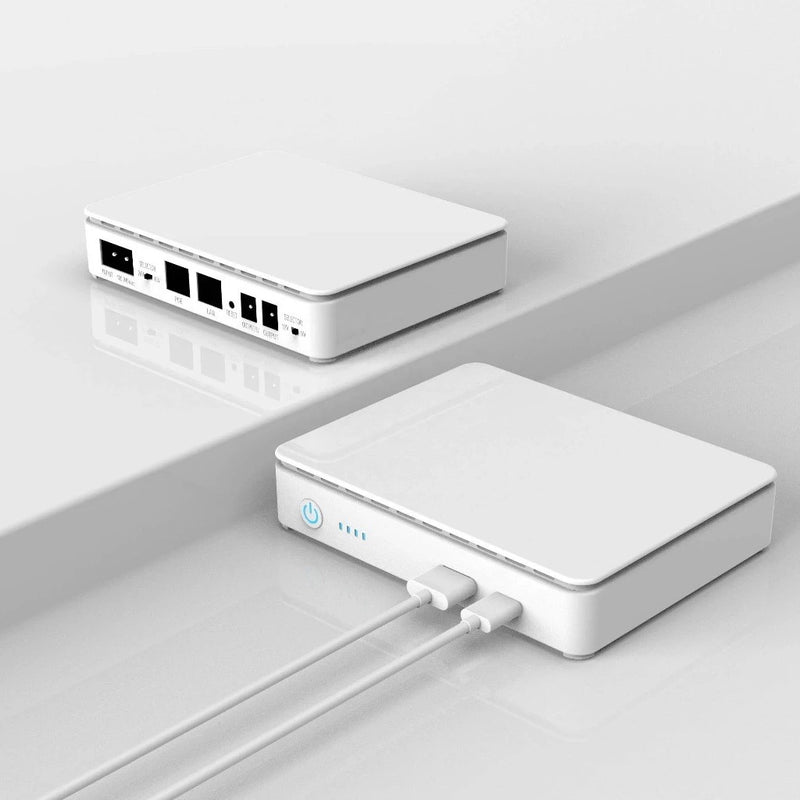 Mini Nobreak Ups 35w Usb Type-c Poe Roteador Wifi 5v Á 24v